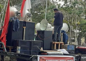 Tolak 500 TKA, Ketua DPRD Pimpin Demonstran, AP2 Sultra Memfasilitasi