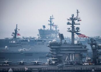 Kapal Induk AS Gelar Latihan di Laut China Selatan di Depan Mata China