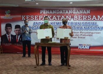 Kemensos-BNN Kerja Sama Pencegahan Narkotika dan Rehabilitasi Sosial