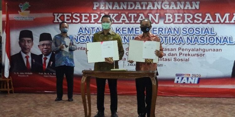 Kemensos-BNN Kerja Sama Pencegahan Narkotika dan Rehabilitasi Sosial