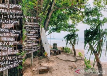 Wisata Pantai Pandan Pandeglang Gunakan Konsep Bali