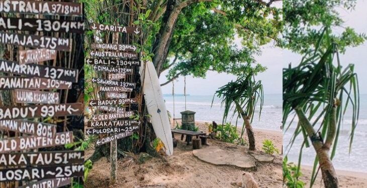 Wisata Pantai Pandan Pandeglang Gunakan Konsep Bali