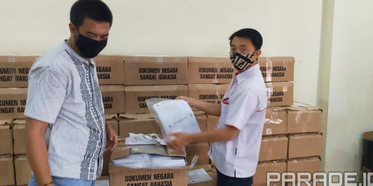KPUD Gowa Terima Logistik Pilkada