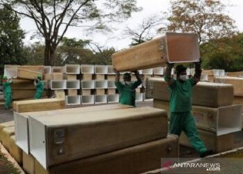 Korban Meninggal Corona di Brazil Lampaui 60.000 jiwa