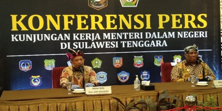 Mendagri Sarankan Pemprov Sultra buat Perda Penanganan Covid-19