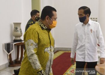Presiden Jokowi dan Pimpinan MPR Bicarakan RUU HIP di Istana Bogor