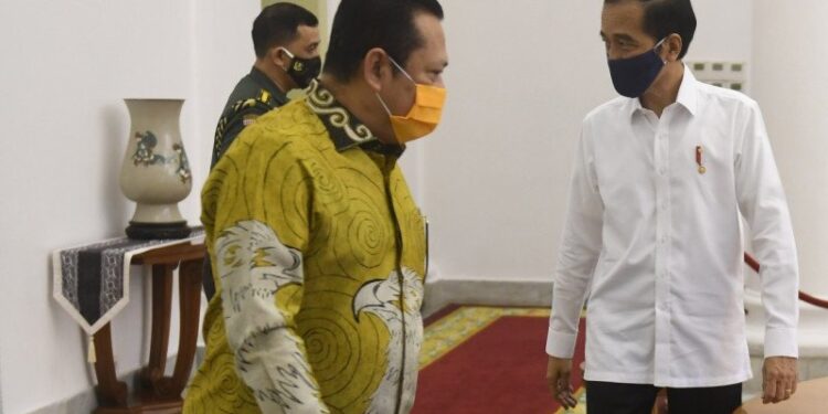 Presiden Jokowi dan Pimpinan MPR Bicarakan RUU HIP di Istana Bogor