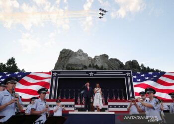 Trump Ulangi Sumpah Kalahkan “Kiri Radikal” Dalam Pidato Kemerdekaan