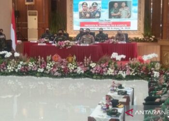 Presiden Ingatkan Capaja TNI-Polri Konsisten kepada Ideologi Negara
