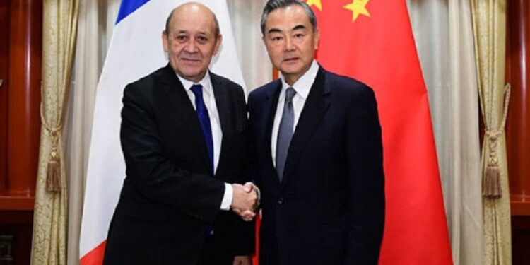 Kepada Menlu Prancis, Wang Yi Nyatakan Siap Bersikap Tegas terhadap AS