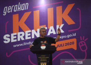 KPU Luncurkan Gerakan Coklit dan Gerakan Klik Serentak