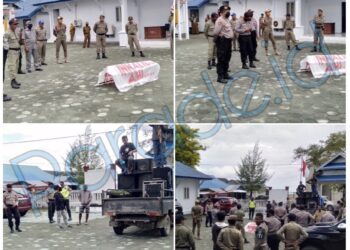 Pertanyakan Penggunaan Dana Covid-19, LSM-Garuda Geruduk Kantor Bupati