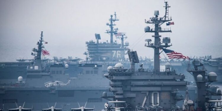 AS Kirim Kapal Induk ke Laut China Selatan saat China Gelar Latihan