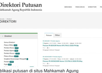 Publikasi Data Pribadi di Situs MA Langgar Aturan Sendiri
