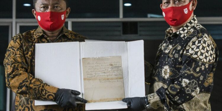 Naskah Asli Proklamasi Tulisan Soekarno akan Ditampilkan di Istana