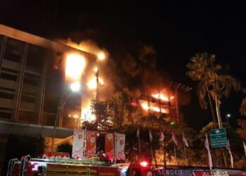 HMI MPO Desak Kasus Kebakaran Gedung Kejagung Segera Diusut Tuntas