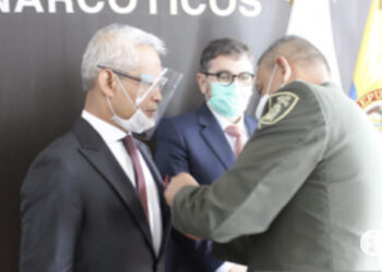 Dubes RI terima Penghargaan Anti Narkoba dari Kepolisian Kolombia