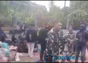 Viral! TNI Bongkar Penyusup dalam Demonstrasi