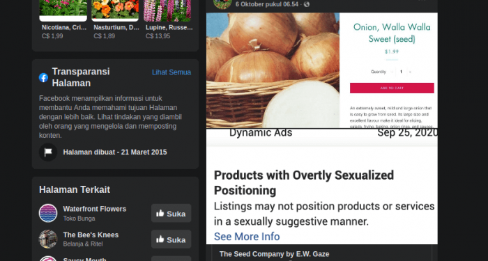 Facebook Larang Foto Bawang karena Dianggap Konten Telanjang