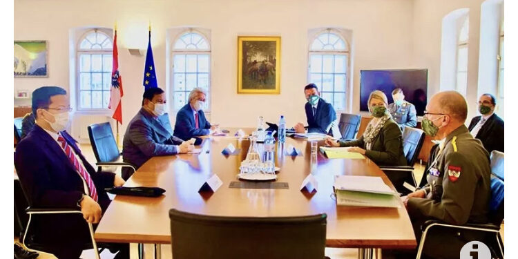 Menteri Pertahanan RI Berkunjung ke Austria