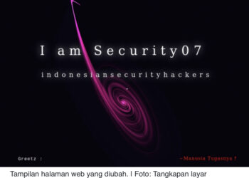 Situs Web Polda DIY Diserang