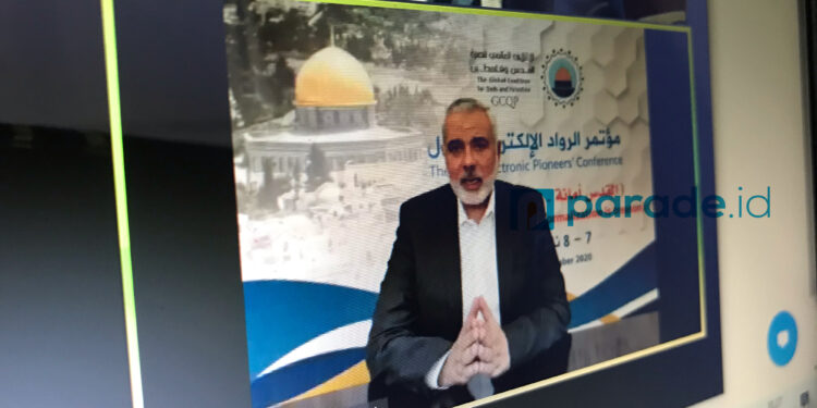 Konferensi Internasional Al-Aqsa: Haniyeh Ingatkan  Bahaya Segitiga Bermuda Politik