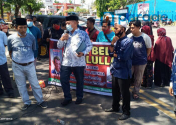 Aksi PMII Bulukumba Respons Pernyataan Presiden Prancis