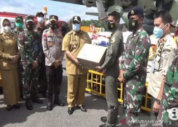 Pesawat Hercules Angkut Bantuan Kemanusiaan Sultra ke Sulbar