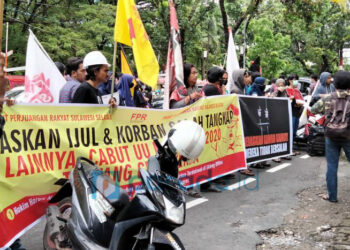 FPR Kawal Persidangan Terduga Pembakaran Mobil Ambulans, Supianto