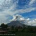Gunung Api Sinabung Erupsi Tiga Kali