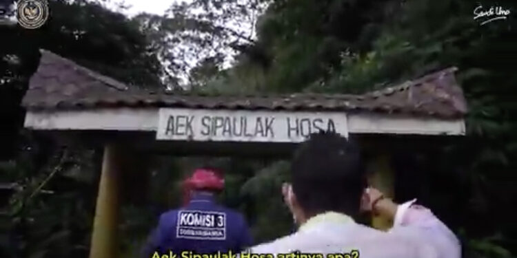 Kunjungan Menparekraf ke Aek Sipaolak Hosa