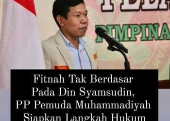 Pemuda Muhammadiyah Siapkan Langkah Hukum atas Tudingan Radikal ke Din