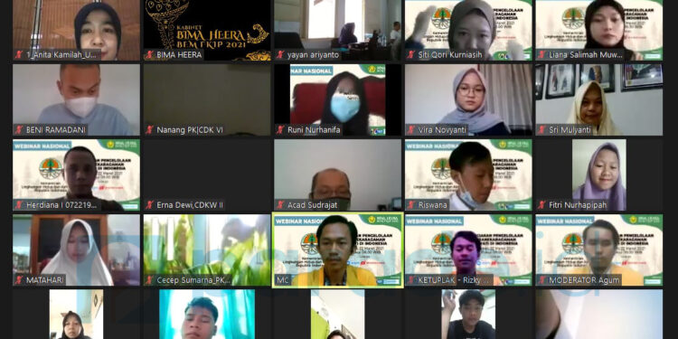 BEM FKIP UNSUR Gelar Webinar Bersama Kementerian LHK