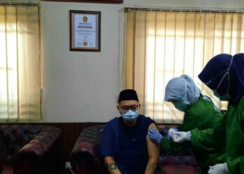 Setelah Bupati, Kini Giliran Vaksinasi Anggota DPRD Kabupaten Cianjur