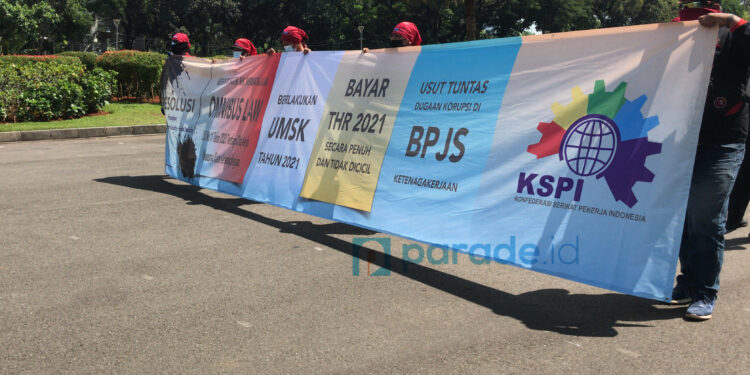 Tuntutan Aksi Buruh FSPMI KSPI Hari Ini
