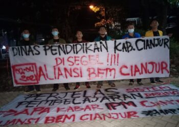 Aliansi BEM Cianjur Menggelar Deklarasi terkait Hardiknas 2021