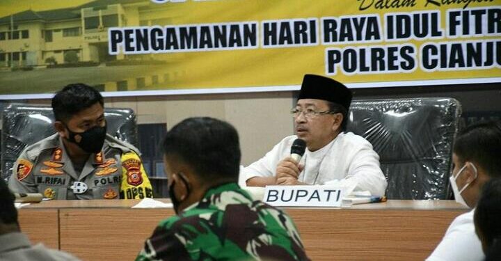 Rakor Operasi Ketupat 2021, Bupati Cianjur Singgung Kenaikan Angka Covid-19