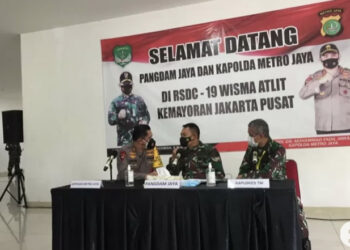 Antisipasi Lonjakan Kasus, Pangdam dan Kapolda Tinjau Wisma Atlet