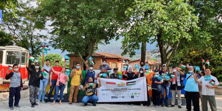 Dukung Penuh Palestina, Aliansi Kemanusiaan Palestina Dideklarasikan di Osmangazi Türbeleri Turki