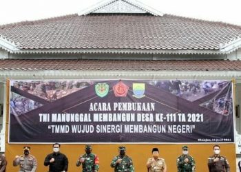 Pangdam III Siliwangi ke Cianjur, Resmikan Program TMMD