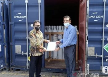 Indonesia Kembali Berikan 2.000 Tabung Oksigen kepada India