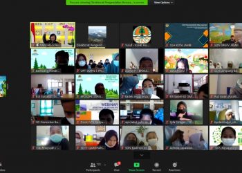 Menteri LHK Melakukan Pertemuan Daring dengan Perwakilan Pelajar Seluruh Indonesia