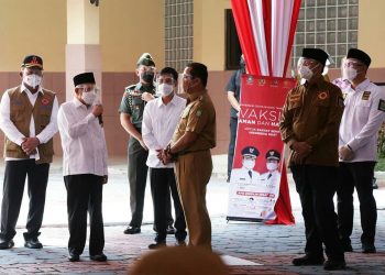 Wapres Tinjau Pelaksanaan Vaksinasi di Pemkot Tangerang