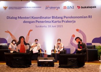 Menko Perekonomian Airlangga Dialog dengan Para Alumni Program Kartu Prakerja