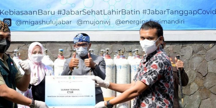 Ridwan Kamil Bantu Distribusi Oksigen untuk Pasien Covid-19