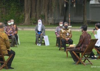 Pemberian Banpres Produktif Usaha Mikro, Presiden Jokowi Singgung Lockdown