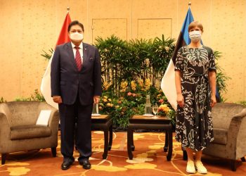Menko Perekonomian Bicarakan Pengembangan Digital dengan Presiden Estonia di Singapura
