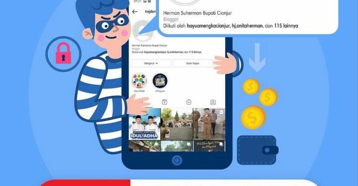 Akun Instagram Resmi Bupati Cianjur Diretas