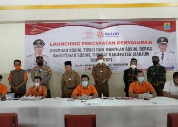 Bansos dari Pemerintah Pusat Mulai Disalurkan Pemkab Cianjur