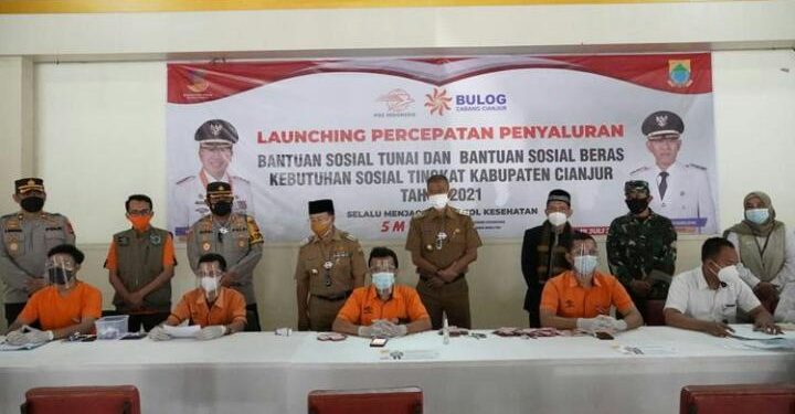 Bansos dari Pemerintah Pusat Mulai Disalurkan Pemkab Cianjur